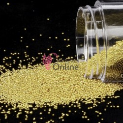Perlute caviar CAV012 pentru decor unghii Auriu Light Metalizat